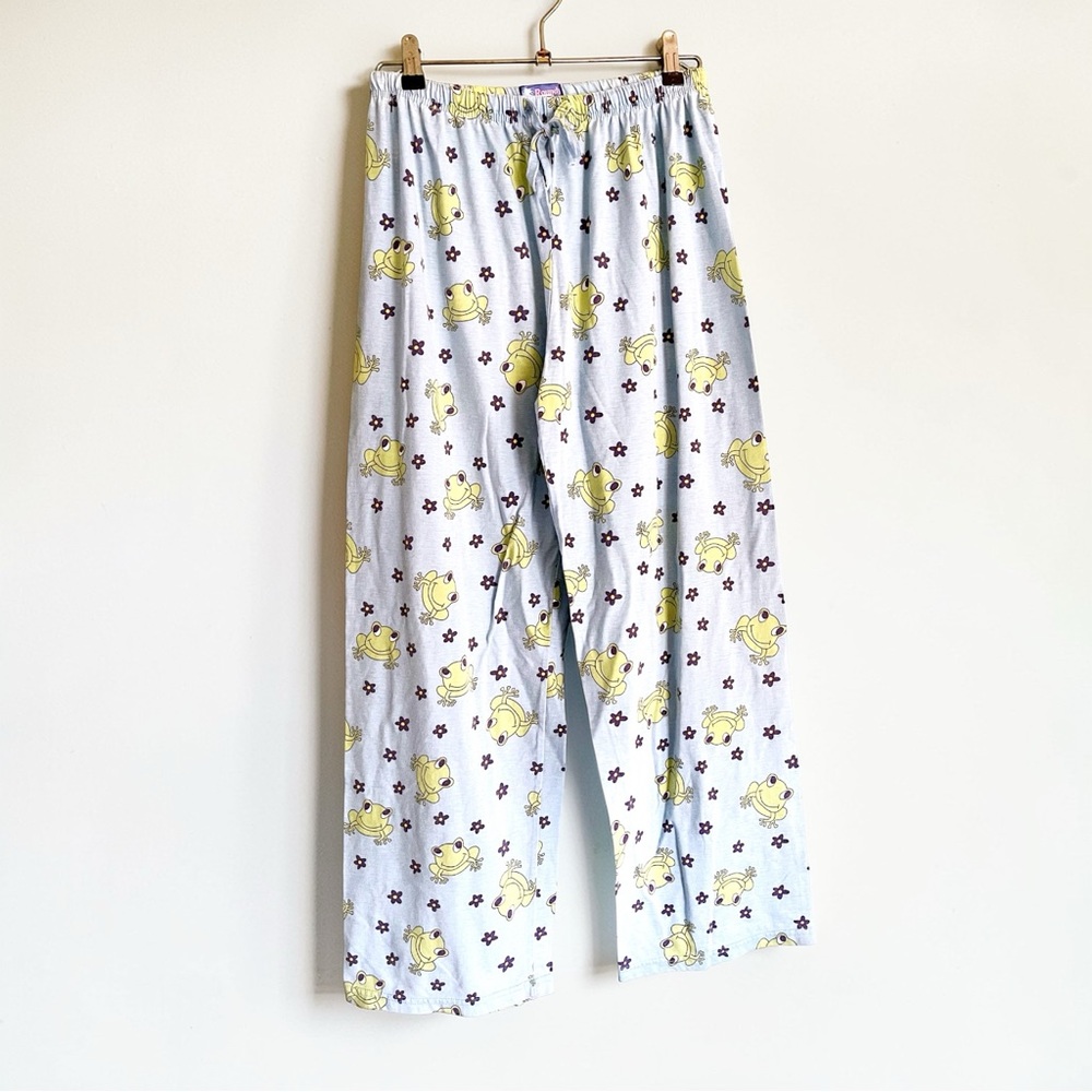 Vintage Frog Print Pajama Pants - Picture 2 of 5